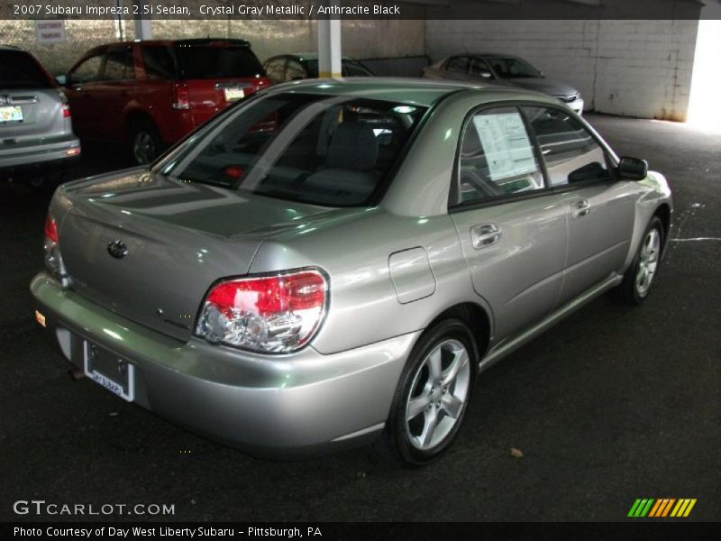 Crystal Gray Metallic / Anthracite Black 2007 Subaru Impreza 2.5i Sedan