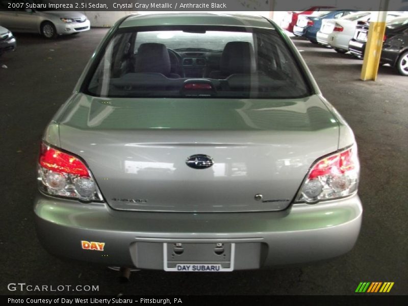 Crystal Gray Metallic / Anthracite Black 2007 Subaru Impreza 2.5i Sedan