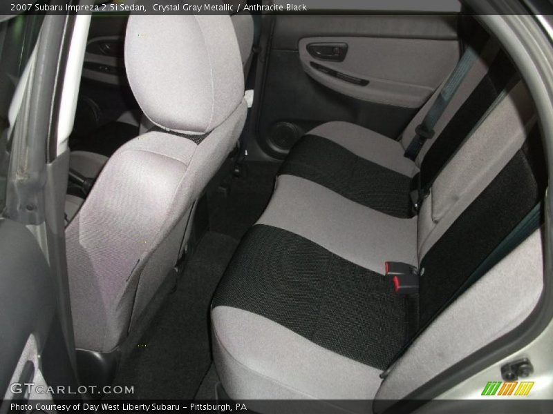 Crystal Gray Metallic / Anthracite Black 2007 Subaru Impreza 2.5i Sedan