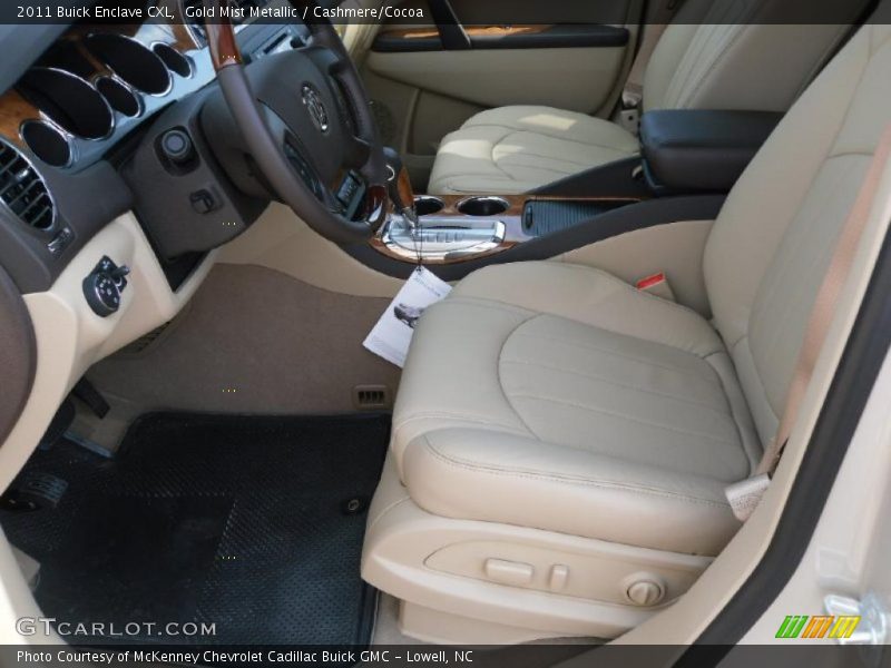 Gold Mist Metallic / Cashmere/Cocoa 2011 Buick Enclave CXL