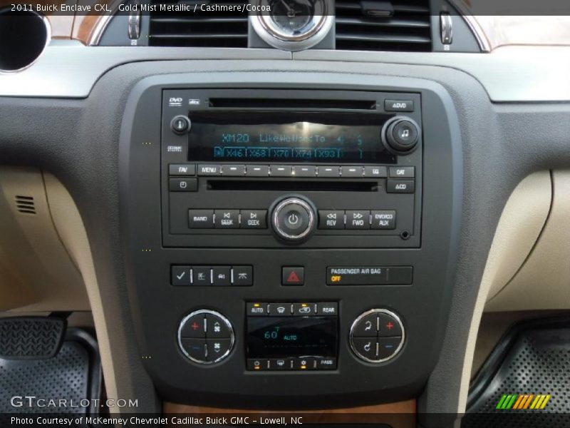 Gold Mist Metallic / Cashmere/Cocoa 2011 Buick Enclave CXL