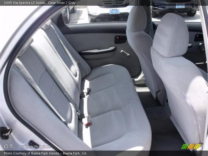 Clear Silver / Gray 2005 Kia Spectra LX Sedan