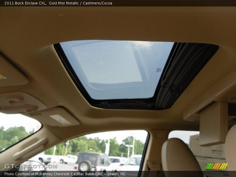 Gold Mist Metallic / Cashmere/Cocoa 2011 Buick Enclave CXL