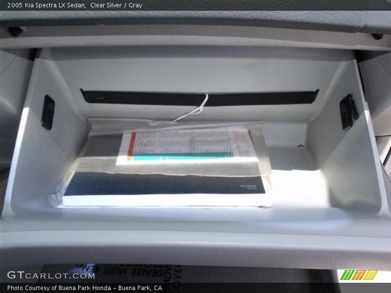 Clear Silver / Gray 2005 Kia Spectra LX Sedan