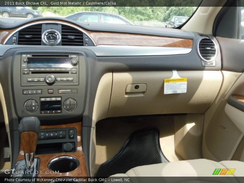 Gold Mist Metallic / Cashmere/Cocoa 2011 Buick Enclave CXL