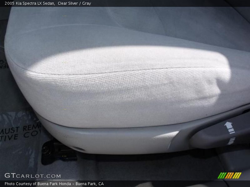 Clear Silver / Gray 2005 Kia Spectra LX Sedan