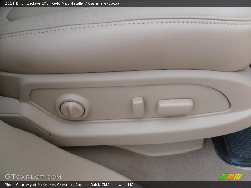 Gold Mist Metallic / Cashmere/Cocoa 2011 Buick Enclave CXL