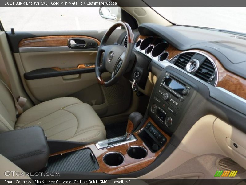 Gold Mist Metallic / Cashmere/Cocoa 2011 Buick Enclave CXL