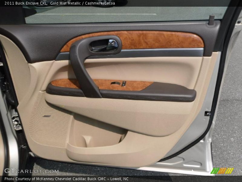 Gold Mist Metallic / Cashmere/Cocoa 2011 Buick Enclave CXL