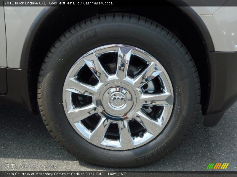 Gold Mist Metallic / Cashmere/Cocoa 2011 Buick Enclave CXL