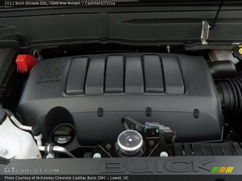 Gold Mist Metallic / Cashmere/Cocoa 2011 Buick Enclave CXL