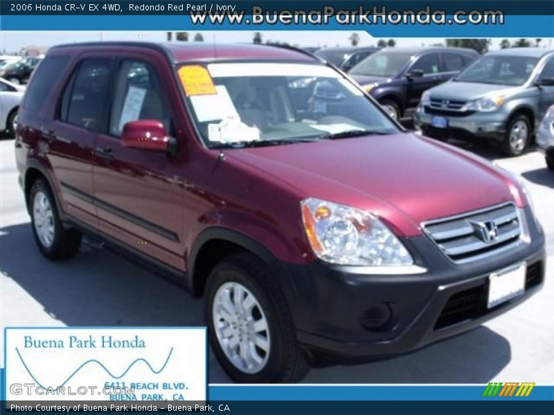 Redondo Red Pearl / Ivory 2006 Honda CR-V EX 4WD