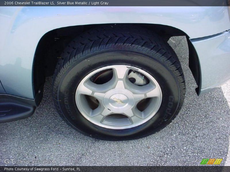 Silver Blue Metallic / Light Gray 2006 Chevrolet TrailBlazer LS