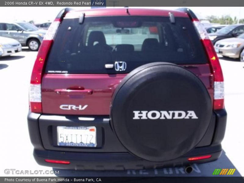 Redondo Red Pearl / Ivory 2006 Honda CR-V EX 4WD