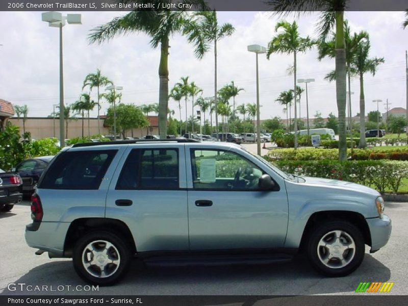 Silver Blue Metallic / Light Gray 2006 Chevrolet TrailBlazer LS