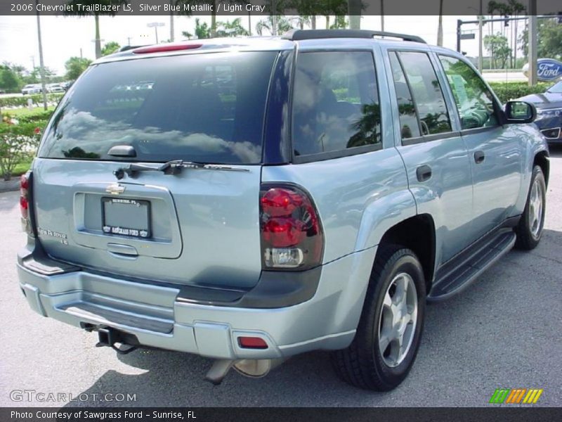 Silver Blue Metallic / Light Gray 2006 Chevrolet TrailBlazer LS