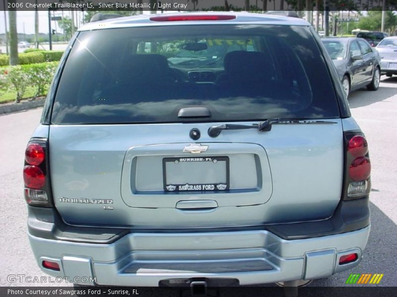 Silver Blue Metallic / Light Gray 2006 Chevrolet TrailBlazer LS