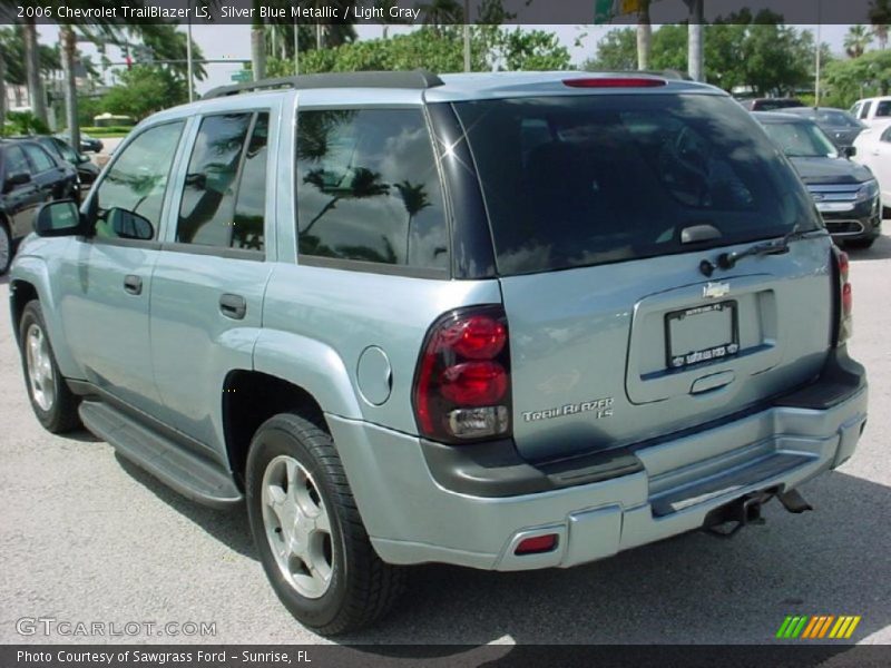 Silver Blue Metallic / Light Gray 2006 Chevrolet TrailBlazer LS