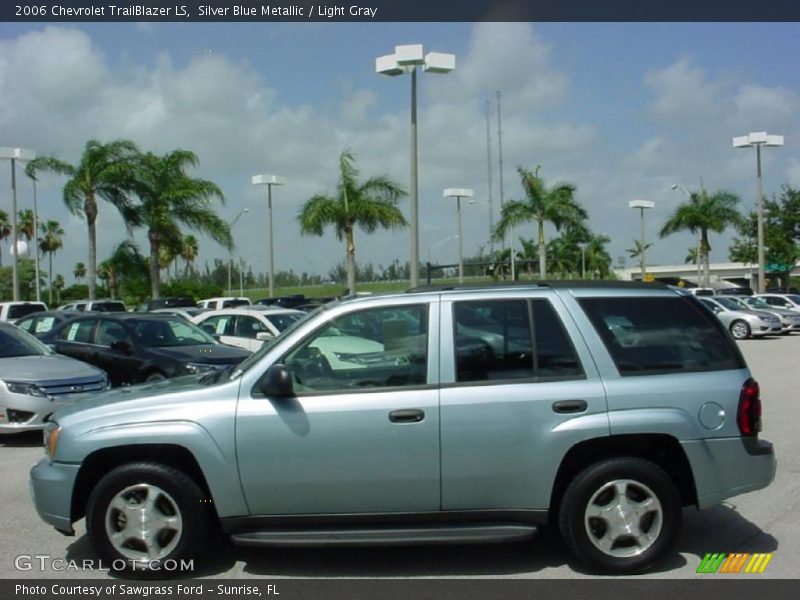 Silver Blue Metallic / Light Gray 2006 Chevrolet TrailBlazer LS