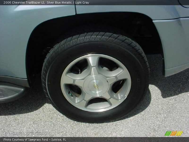 Silver Blue Metallic / Light Gray 2006 Chevrolet TrailBlazer LS