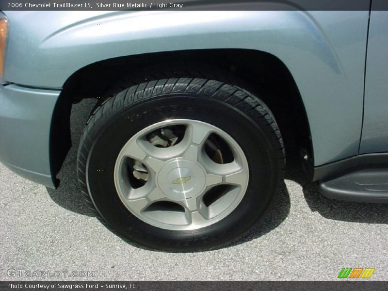 Silver Blue Metallic / Light Gray 2006 Chevrolet TrailBlazer LS