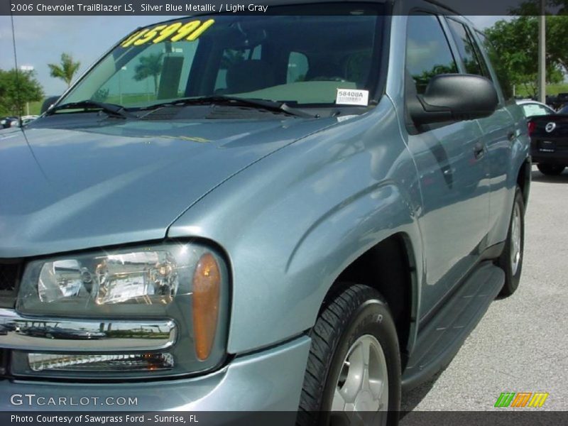 Silver Blue Metallic / Light Gray 2006 Chevrolet TrailBlazer LS