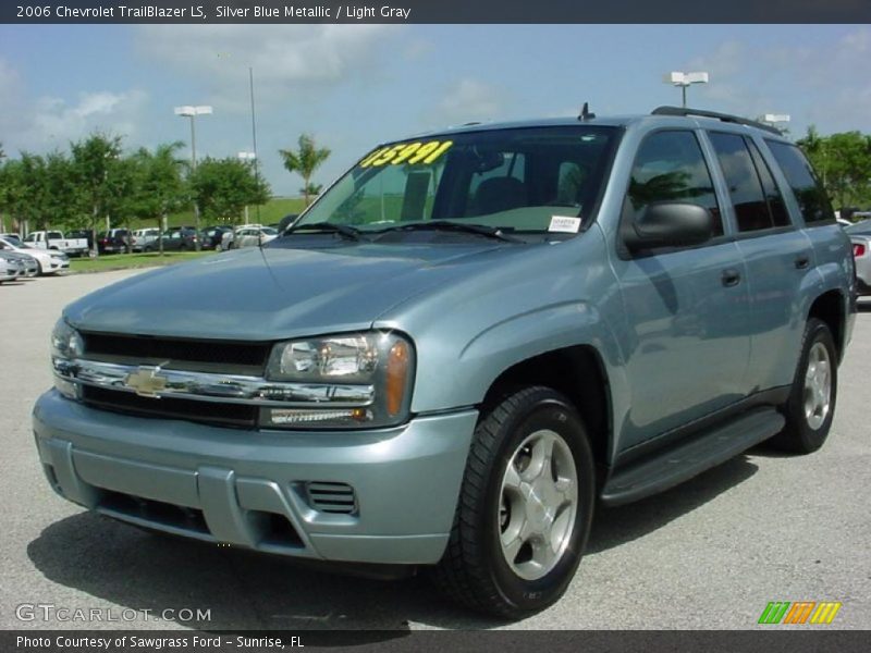 Silver Blue Metallic / Light Gray 2006 Chevrolet TrailBlazer LS