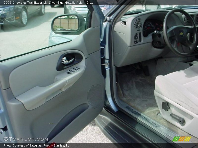 Silver Blue Metallic / Light Gray 2006 Chevrolet TrailBlazer LS