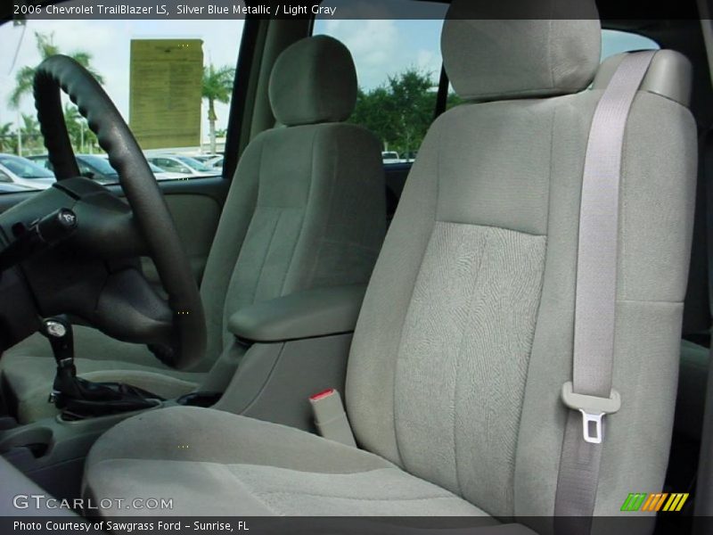Silver Blue Metallic / Light Gray 2006 Chevrolet TrailBlazer LS