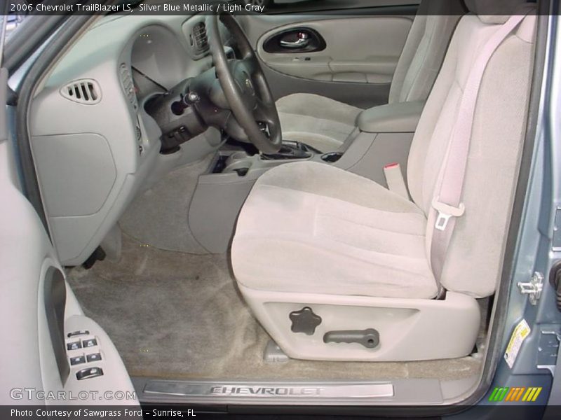 Silver Blue Metallic / Light Gray 2006 Chevrolet TrailBlazer LS
