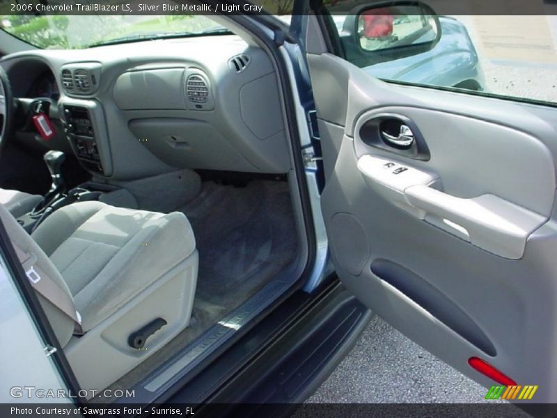Silver Blue Metallic / Light Gray 2006 Chevrolet TrailBlazer LS