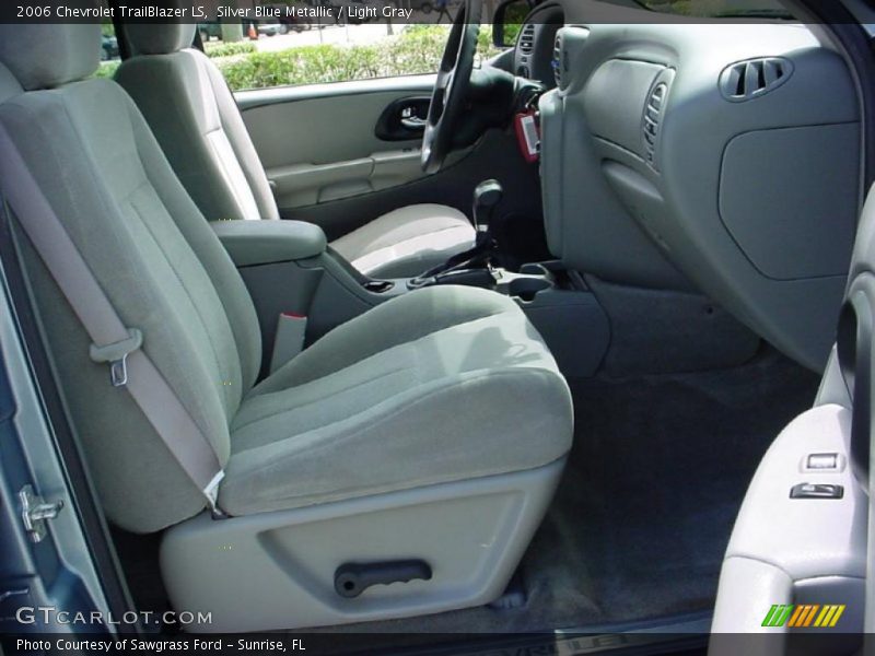 Silver Blue Metallic / Light Gray 2006 Chevrolet TrailBlazer LS