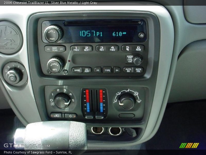Silver Blue Metallic / Light Gray 2006 Chevrolet TrailBlazer LS