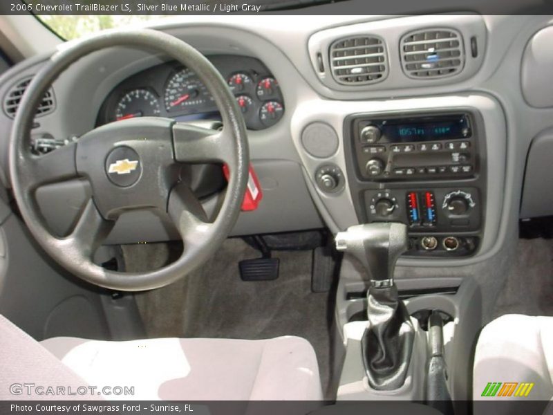 Silver Blue Metallic / Light Gray 2006 Chevrolet TrailBlazer LS
