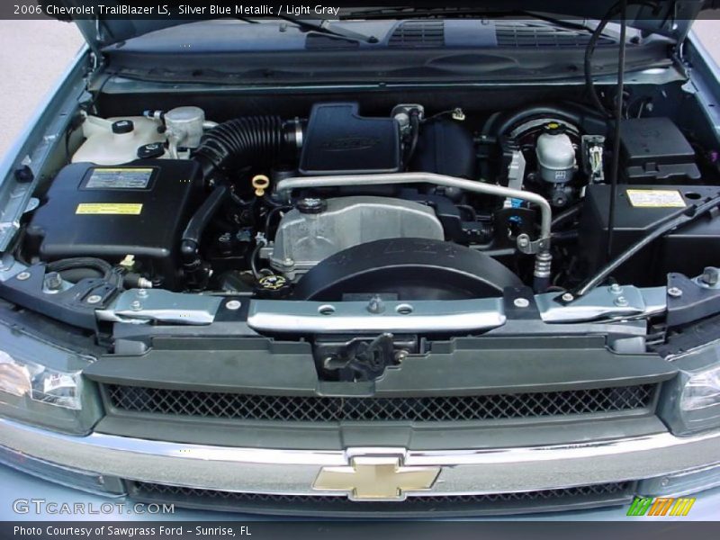 Silver Blue Metallic / Light Gray 2006 Chevrolet TrailBlazer LS