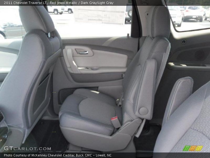 Red Jewel Metallic / Dark Gray/Light Gray 2011 Chevrolet Traverse LT