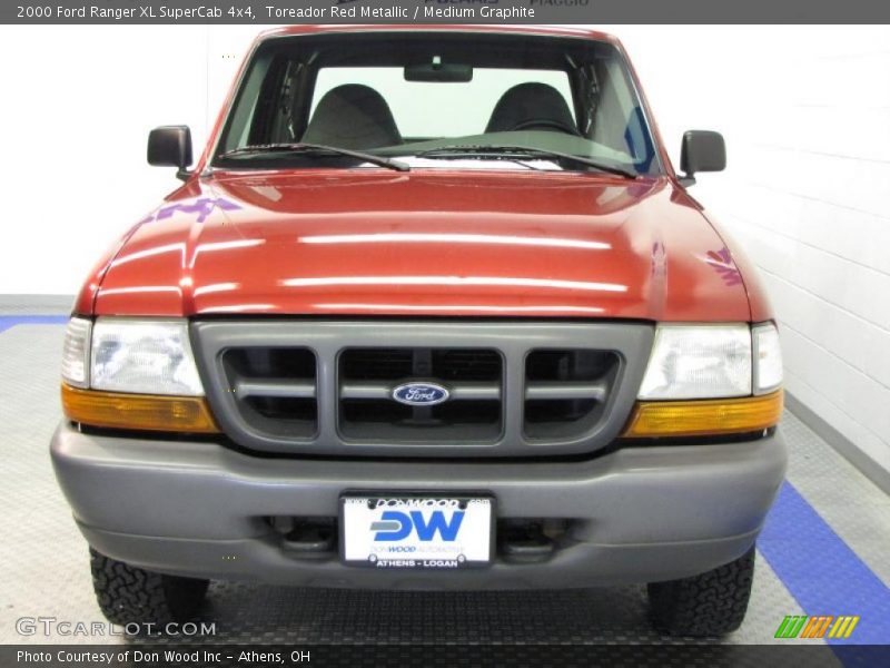 Toreador Red Metallic / Medium Graphite 2000 Ford Ranger XL SuperCab 4x4