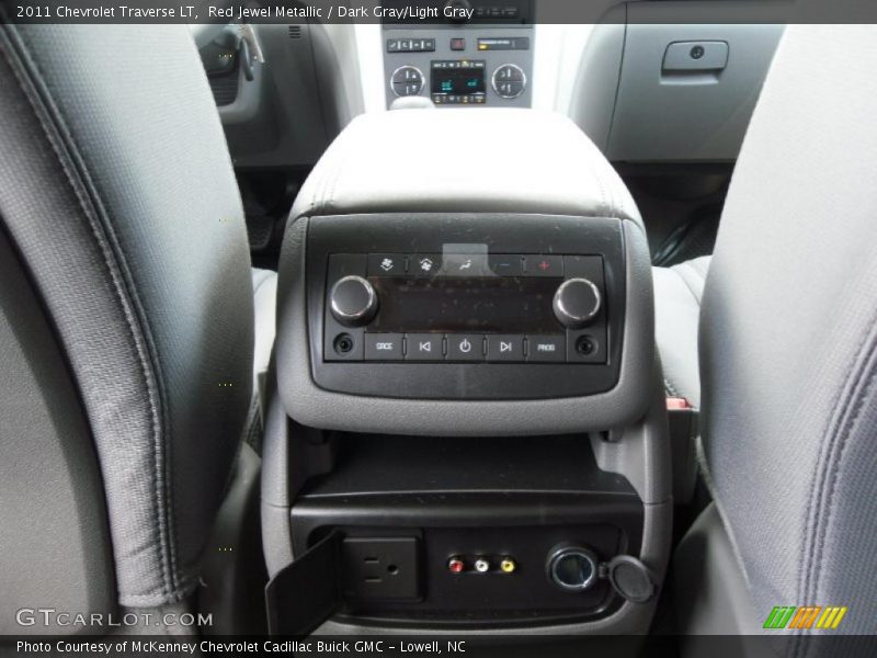 Red Jewel Metallic / Dark Gray/Light Gray 2011 Chevrolet Traverse LT