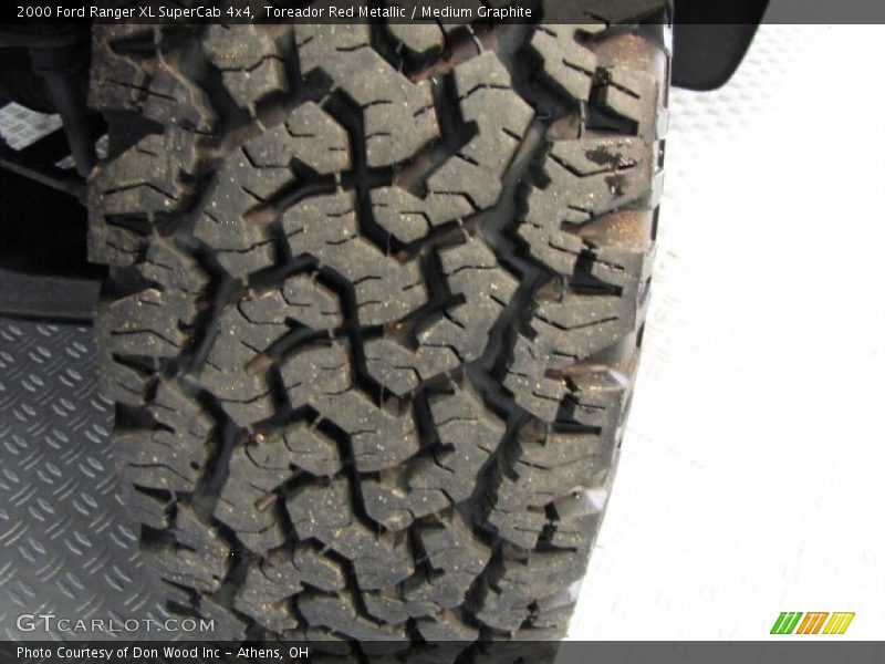 Toreador Red Metallic / Medium Graphite 2000 Ford Ranger XL SuperCab 4x4