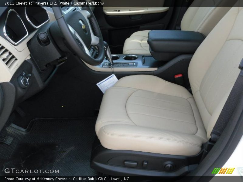 White / Cashmere/Ebony 2011 Chevrolet Traverse LTZ