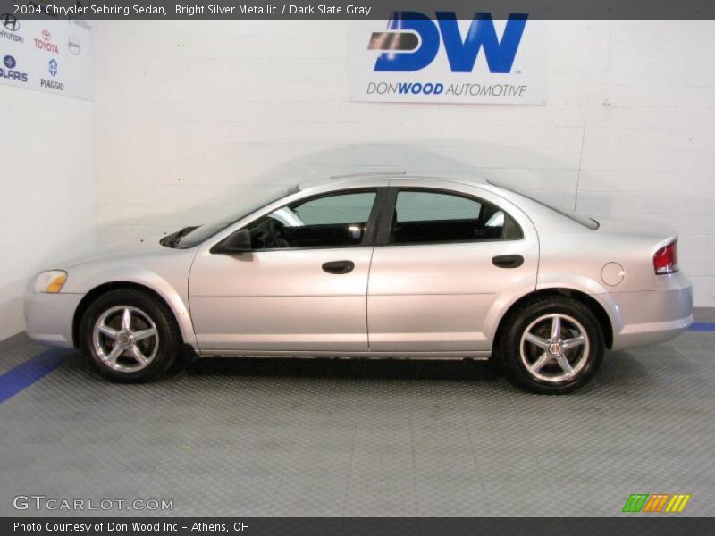 Bright Silver Metallic / Dark Slate Gray 2004 Chrysler Sebring Sedan