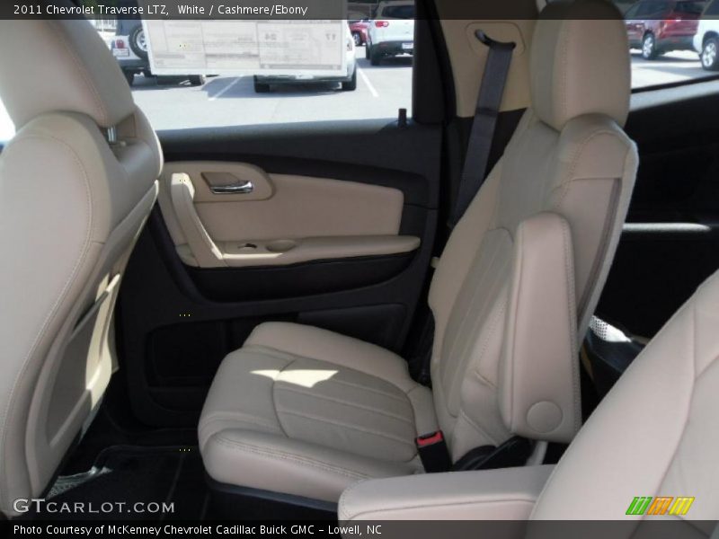 White / Cashmere/Ebony 2011 Chevrolet Traverse LTZ