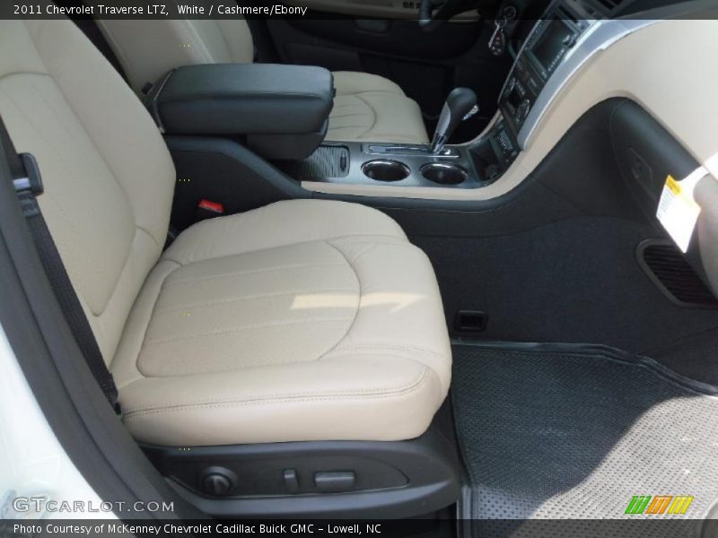 White / Cashmere/Ebony 2011 Chevrolet Traverse LTZ