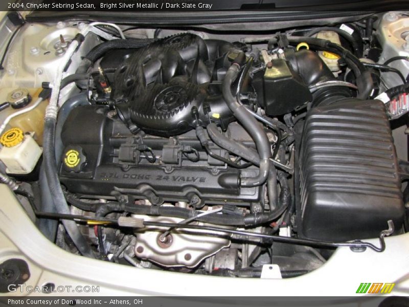Bright Silver Metallic / Dark Slate Gray 2004 Chrysler Sebring Sedan