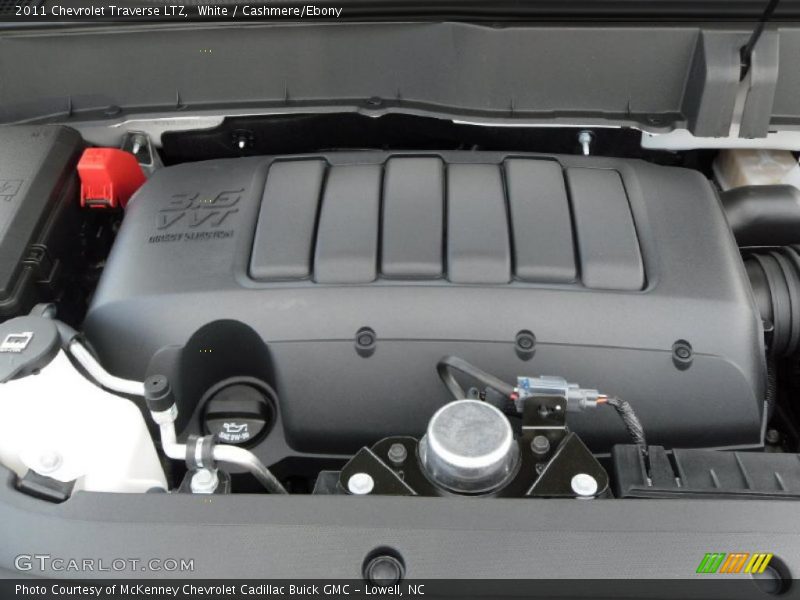 White / Cashmere/Ebony 2011 Chevrolet Traverse LTZ
