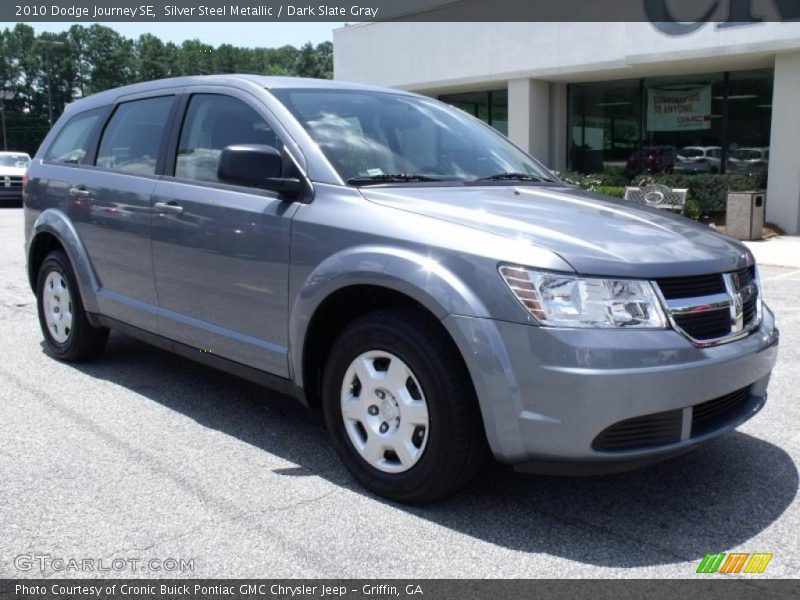 Silver Steel Metallic / Dark Slate Gray 2010 Dodge Journey SE