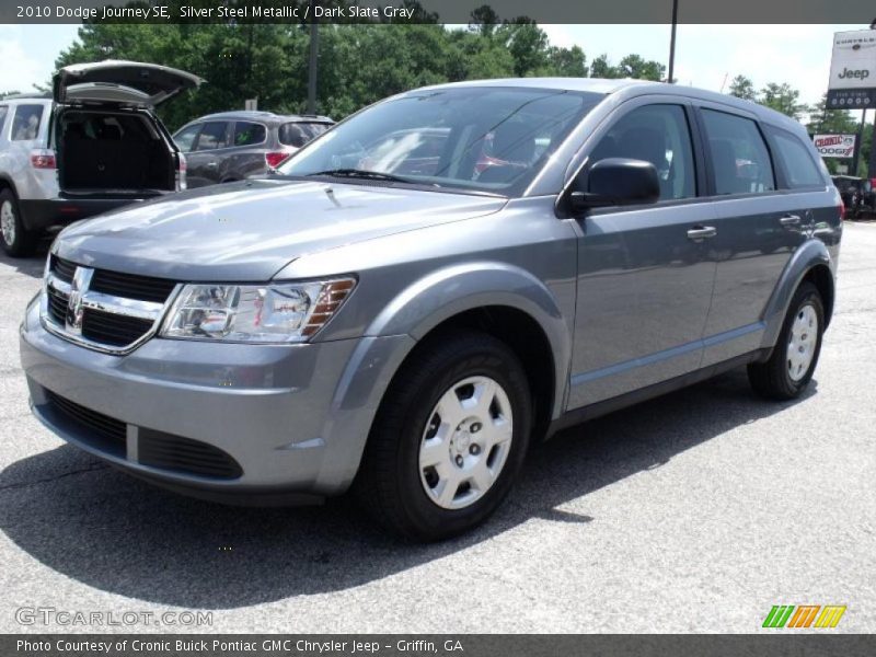 Silver Steel Metallic / Dark Slate Gray 2010 Dodge Journey SE