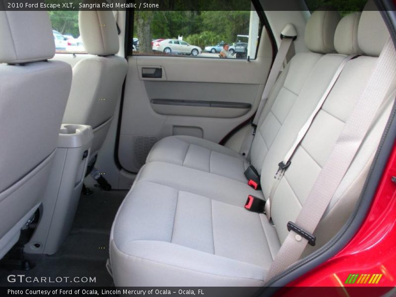 Sangria Red Metallic / Stone 2010 Ford Escape XLT