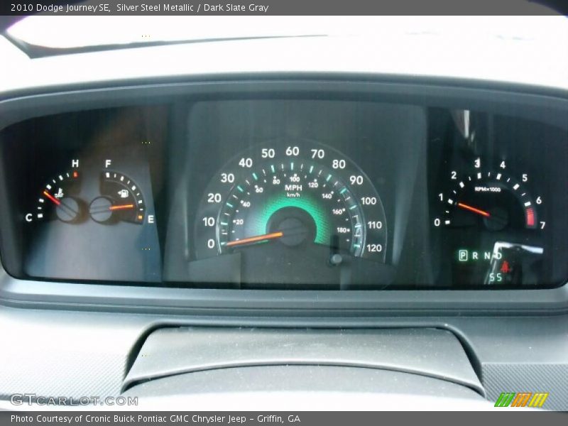 Silver Steel Metallic / Dark Slate Gray 2010 Dodge Journey SE