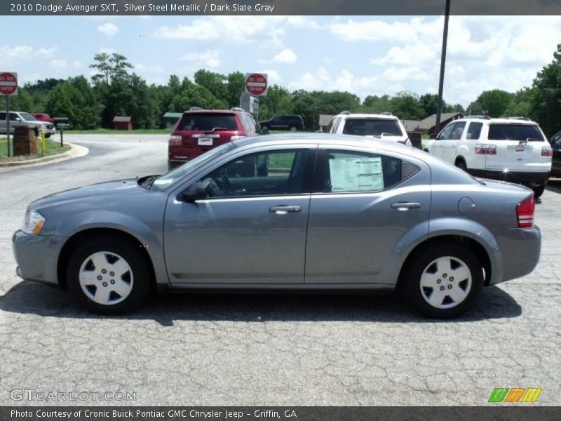 Silver Steel Metallic / Dark Slate Gray 2010 Dodge Avenger SXT